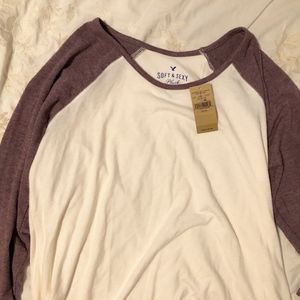American Eagle baseball t-shirt
